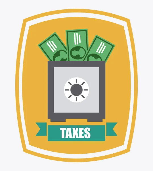 Taxes design — Stock Vector