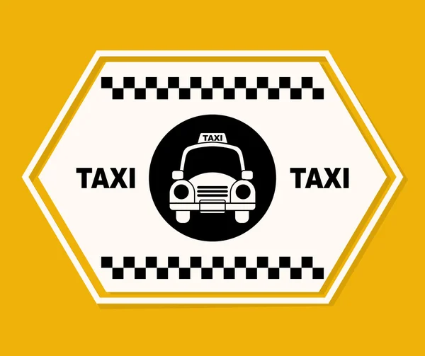 Diseño de taxi — Vector de stock