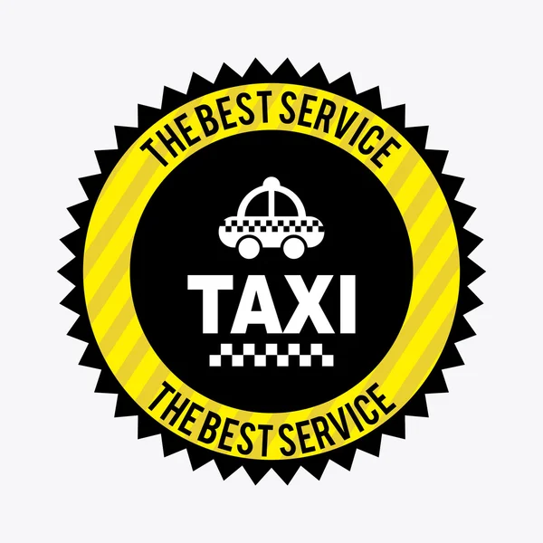 Design de táxi — Vetor de Stock