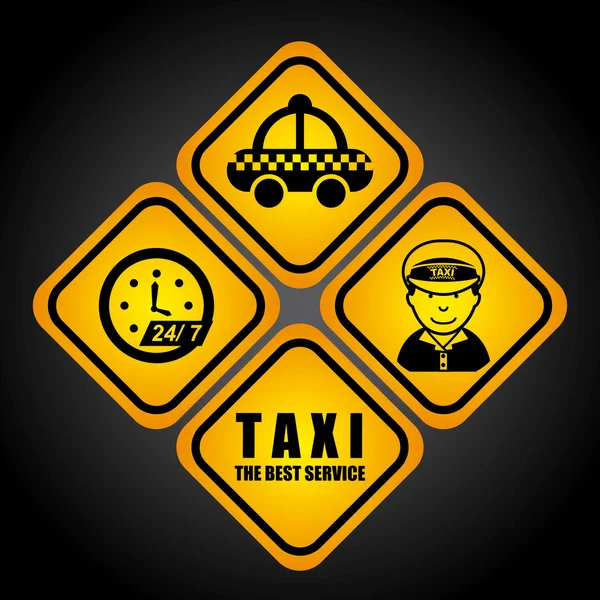 Taxi design — Stock Vector