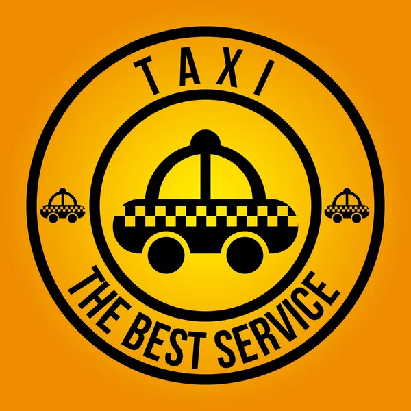 Progettazione taxi — Vettoriale Stock