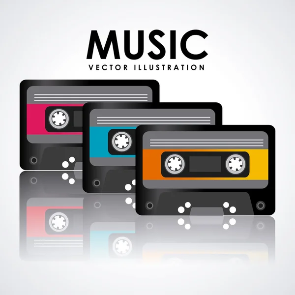 Diseño musical — Vector de stock