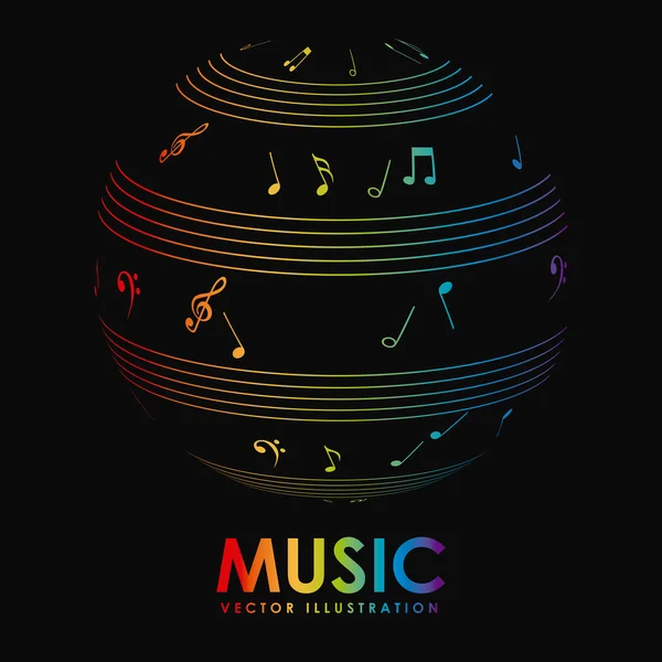 Design musical — Image vectorielle