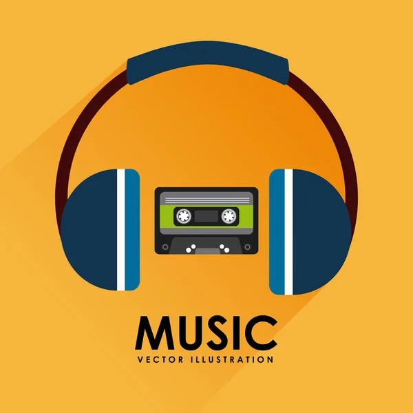 Diseño musical — Vector de stock