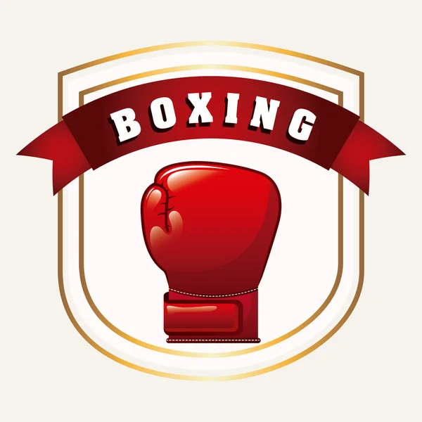 Boxning design — Stock vektor