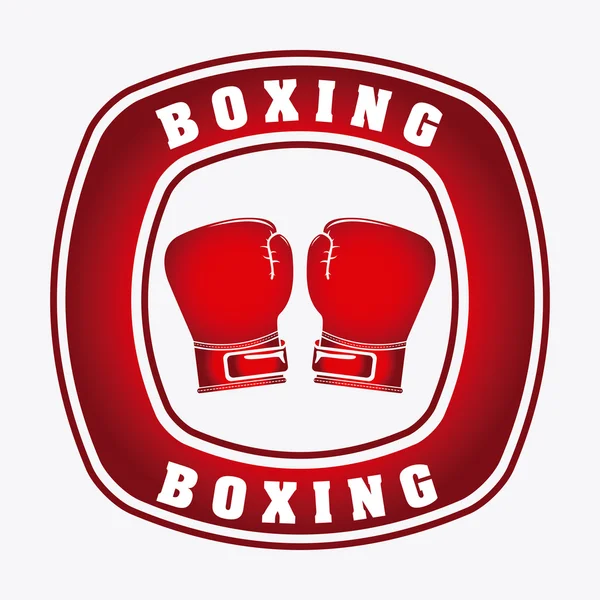 Diseño de boxeo — Vector de stock