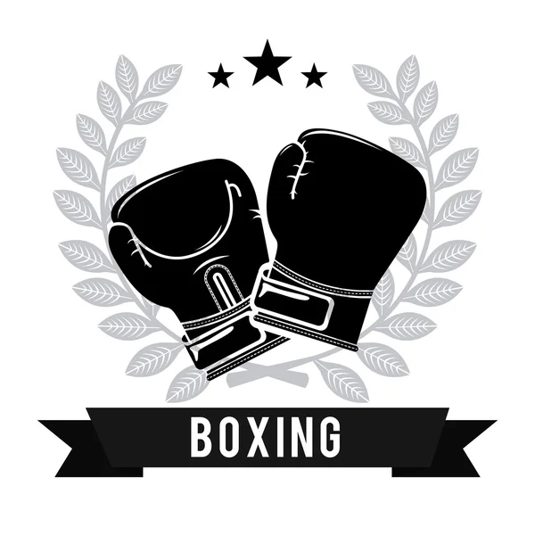Diseño de boxeo — Vector de stock