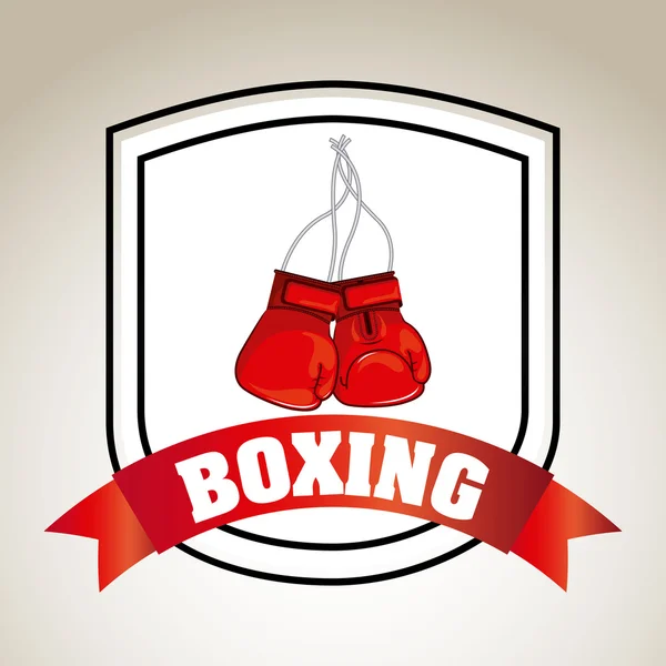 Diseño de boxeo — Archivo Imágenes Vectoriales