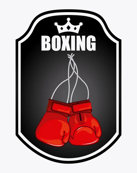 Diseño de boxeo — Vector de stock