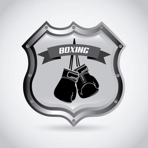 Diseño de boxeo — Vector de stock