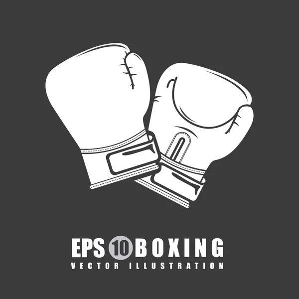 Diseño de boxeo — Archivo Imágenes Vectoriales