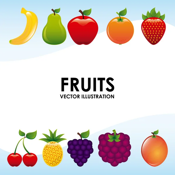 Fruits design — Stock Vector