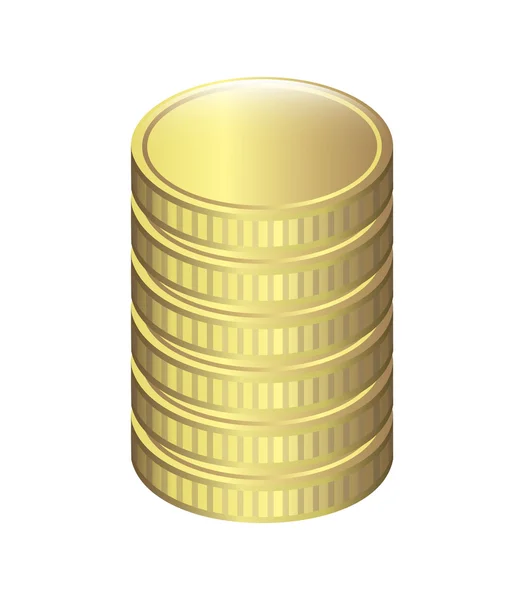 Design de moedas — Vetor de Stock