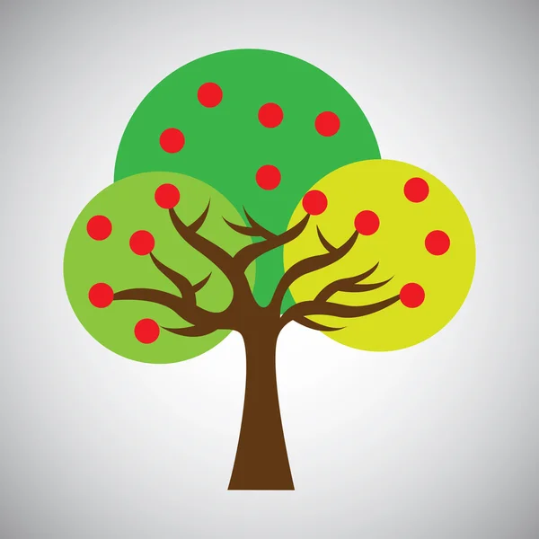 Diseño del árbol — Vector de stock