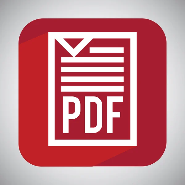 Conception de fichier pdf — Image vectorielle