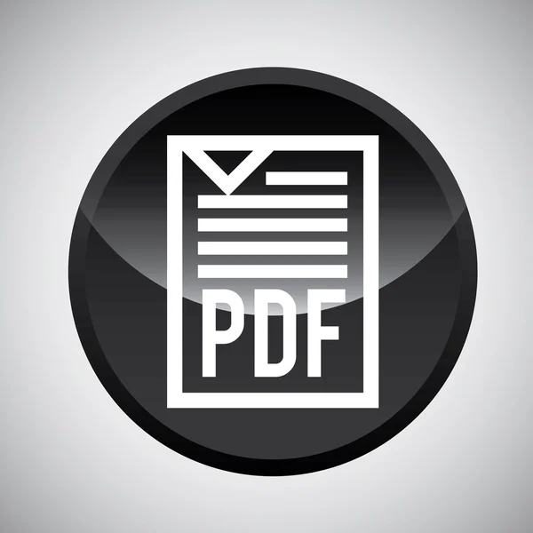 Desenho de ficheiro pdf — Vetor de Stock