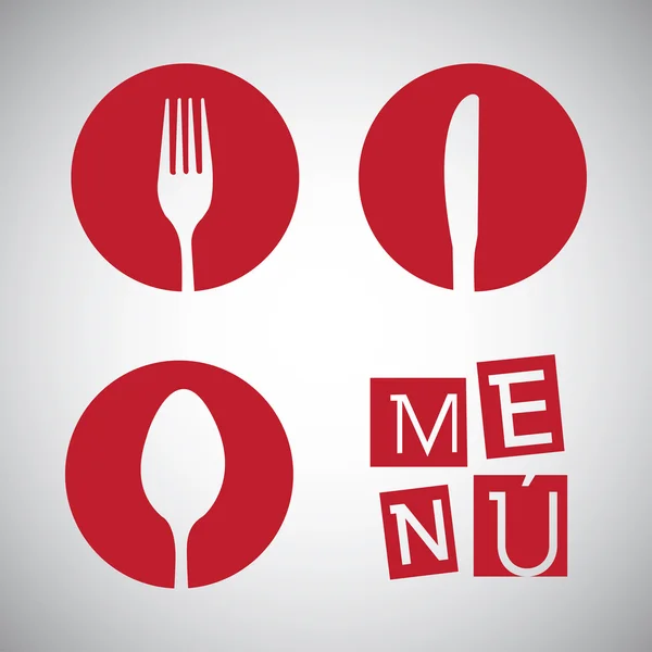 Conception de menu — Image vectorielle