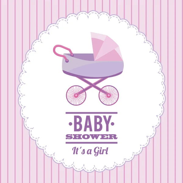 Baby shower design — Stock Vector