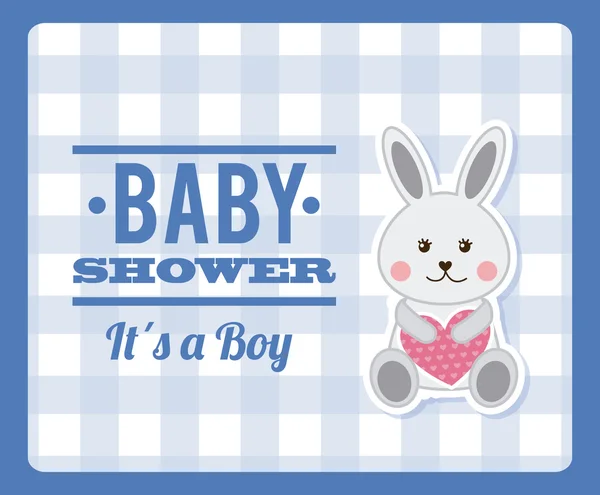 Baby douche ontwerp — Stockvector