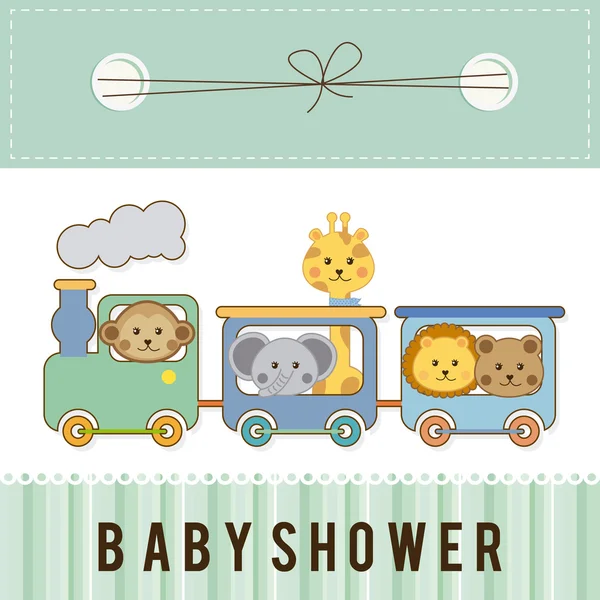 Baby douche ontwerp — Stockvector