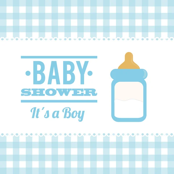 Conception de douche bébé — Image vectorielle