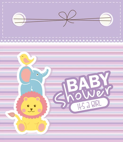 Baby shower design — Stock Vector