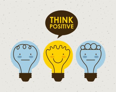think positive design  clipart