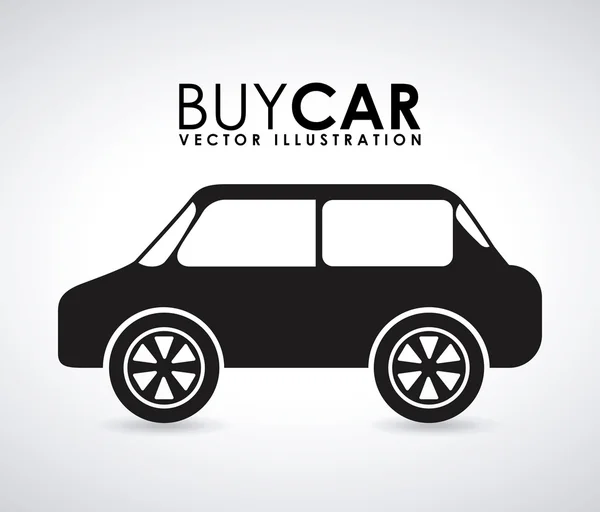 Comprar diseño de coche — Vector de stock