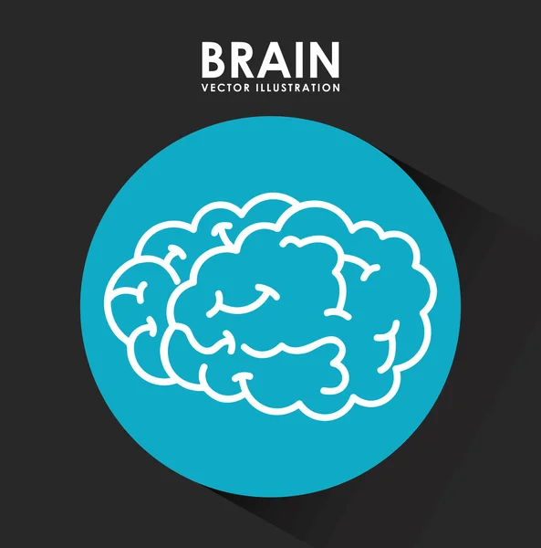 Beyin tasarım — Stok Vektör