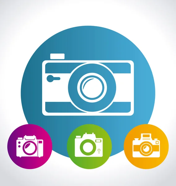 Camera design — Stock Vector