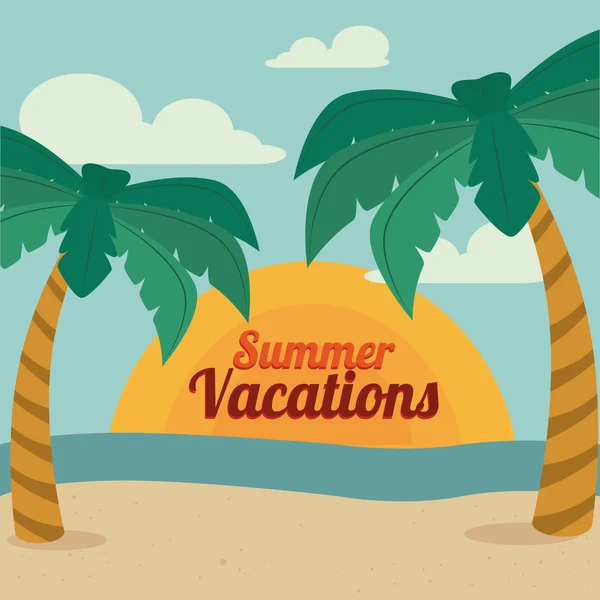 Diseño de verano — Vector de stock