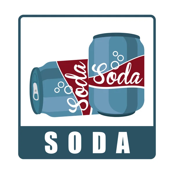 Desain soda - Stok Vektor