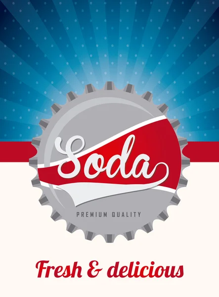 Diseño de soda — Vector de stock