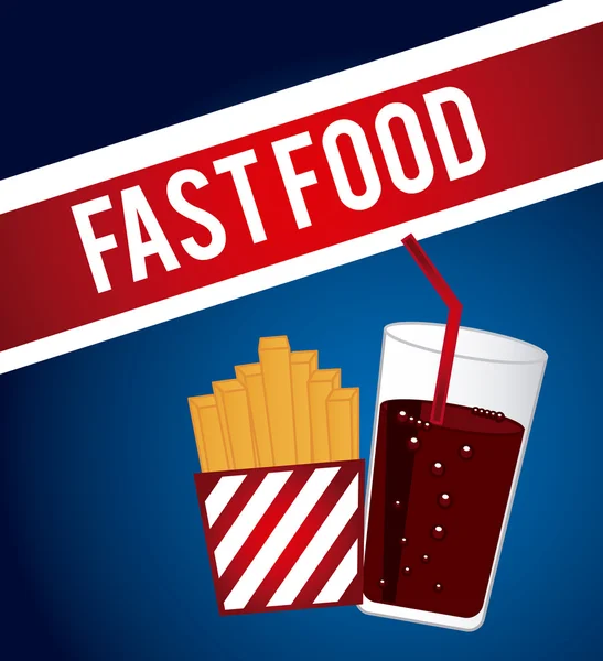 Fast food design — Stock Vector