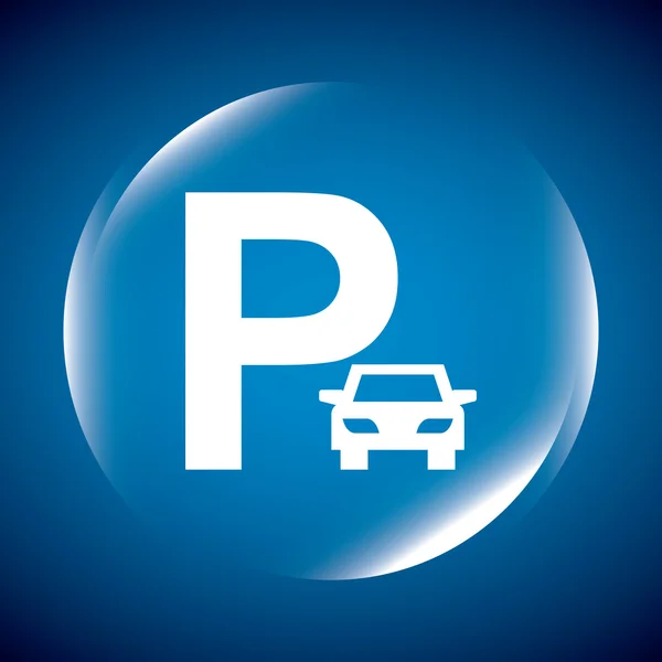 Projekt parking — Wektor stockowy