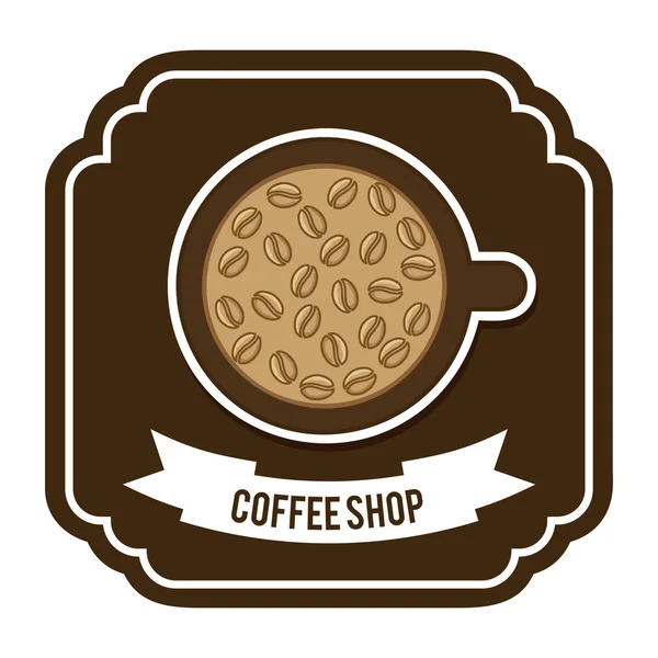 Design de cafea — Vector de stoc