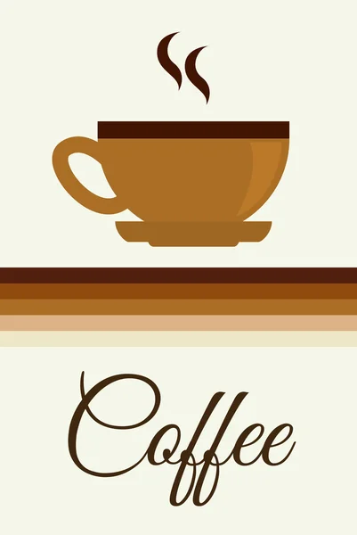 Diseño de café — Vector de stock