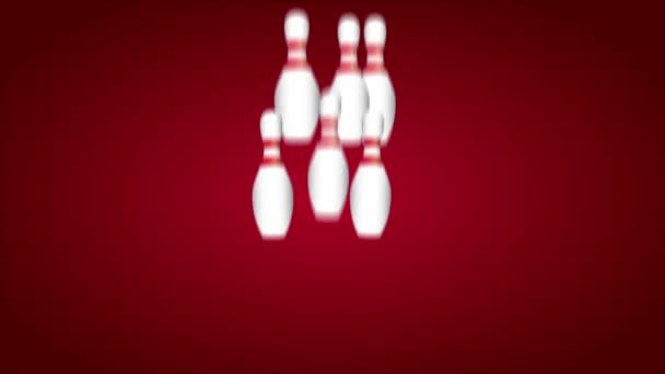 Animation de bowling — Video