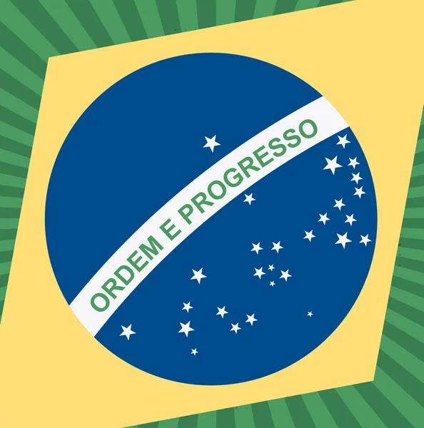 Brazília-design — Stock Vector