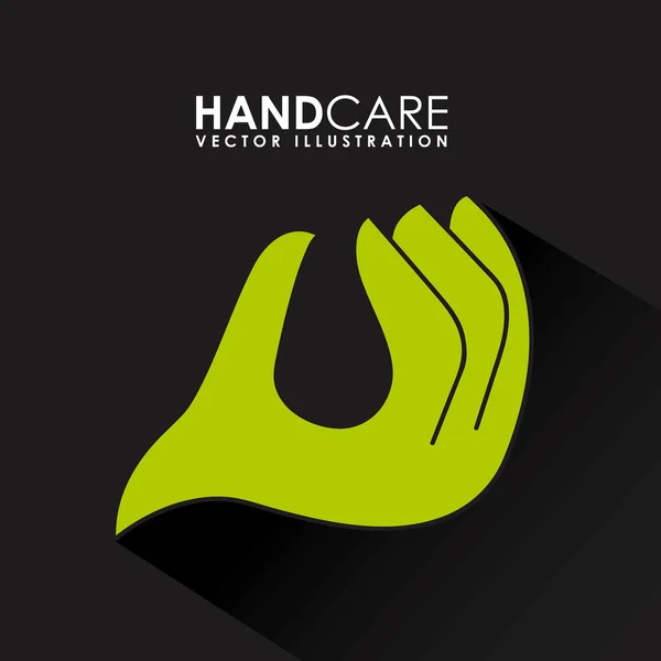 Conception de soins des mains — Image vectorielle