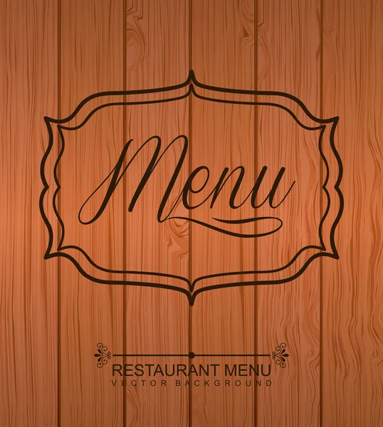 Menu design — Stock Vector