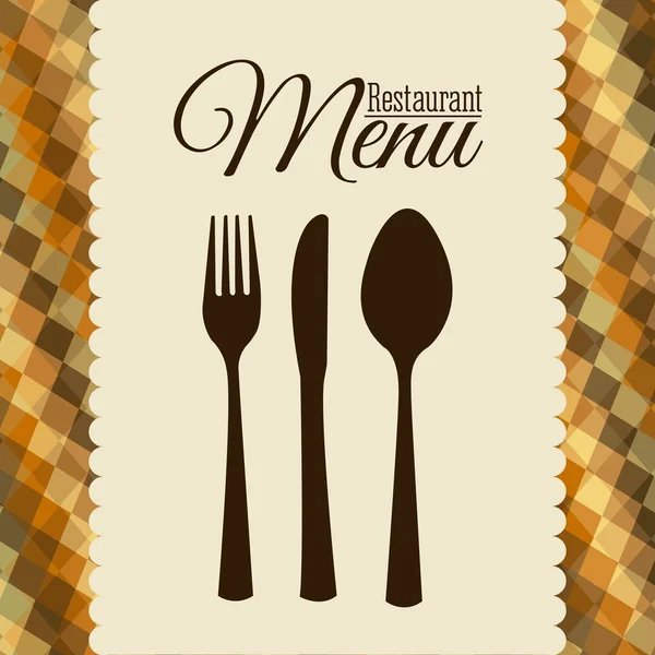 Conception de menu — Image vectorielle