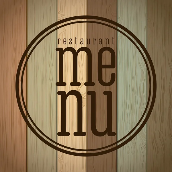 Conception de menu — Image vectorielle