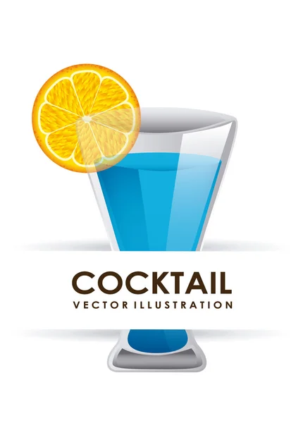 Conception de cocktail — Image vectorielle