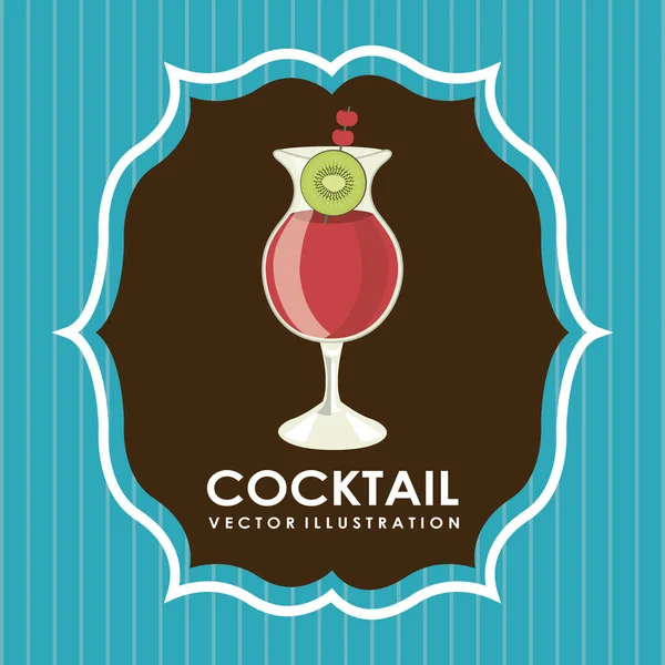 Design cocktail — Vettoriale Stock