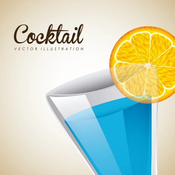 Cocktail design — Stock Vector