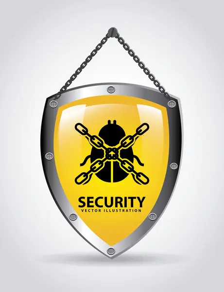 Diseño de seguridad — Vector de stock