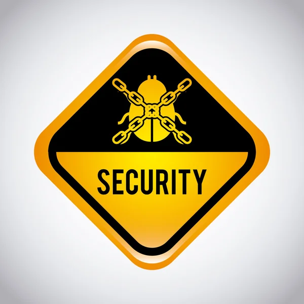 Дизайн безопасности — стоковый вектор