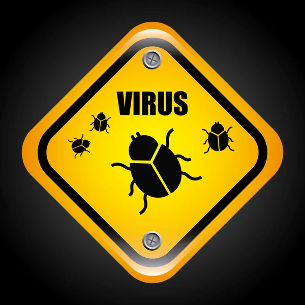 Virus ontwerp — Stockvector