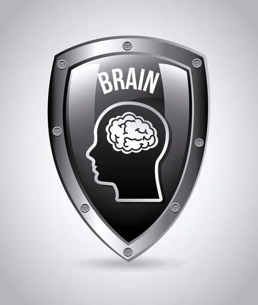 Projekt mózgu — Wektor stockowy